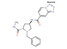 N-{(3R,5S)-1-benzyl-5-[(methylamino)carbonyl]pyrrolidin-3-yl}tetrazolo[1,5-a]pyridine-7-carboxamide