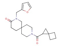 2-(2-furylmethyl)-9-(spiro[2.3]hex-1-ylcarbonyl)-2,9-diazaspiro[5.5]undecan-3-one