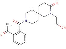 9-(2-acetylbenzoyl)-2-(2-hydroxyethyl)-2,9-diazaspiro[5.5]undecan-3-one