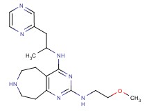 N~2~-(2-methoxyethyl)-N~4~-(1-methyl-2-pyrazin-2-ylethyl)-6,7,8,9-tetrahydro-5H-pyrimido[4,5-d]azepine-2,4-diamine
