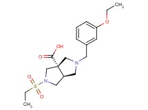 (3aS*,6aS*)-2-(3-ethoxybenzyl)-5-(ethylsulfonyl)hexahydropyrrolo[3,4-c]pyrrole-3a(1H)-carboxylic acid