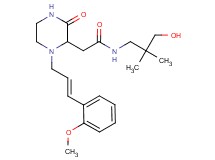 N-(3-hydroxy-2,2-dimethylpropyl)-2-{1-[(2E)-3-(2-methoxyphenyl)-2-propen-1-yl]-3-oxo-2-piperazinyl}acetamide