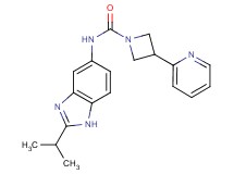 N-(2-isopropyl-1H-benzimidazol-5-yl)-3-pyridin-2-ylazetidine-1-carboxamide