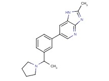 2-methyl-6-[3-(1-pyrrolidin-1-ylethyl)phenyl]-1H-imidazo[4,5-b]pyridine