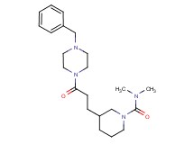 3-[3-(4-benzylpiperazin-1-yl)-3-oxopropyl]-N,N-dimethylpiperidine-1-carboxamide