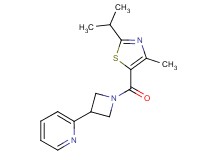 2-{1-[(2-isopropyl-4-methyl-1,3-thiazol-5-yl)carbonyl]-3-azetidinyl}pyridine