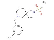 2-(ethylsulfonyl)-7-(3-methylbenzyl)-2,7-diazaspiro[4.5]decane