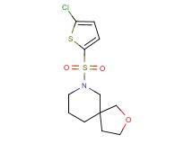 7-[(5-chloro-2-thienyl)sulfonyl]-2-oxa-7-azaspiro[4.5]decane