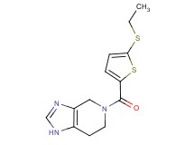 5-{[5-(ethylthio)-2-thienyl]carbonyl}-4,5,6,7-tetrahydro-1H-imidazo[4,5-c]pyridine