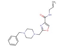 N-allyl-2-[(4-benzylpiperazin-1-yl)methyl]-1,3-oxazole-4-carboxamide