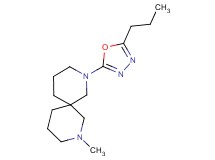 2-methyl-8-(5-propyl-1,3,4-oxadiazol-2-yl)-2,8-diazaspiro[5.5]undecane