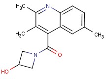1-[(2,3,6-trimethylquinolin-4-yl)carbonyl]azetidin-3-ol