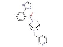(1S*,5R*)-6-[2-(1H-imidazol-2-yl)benzoyl]-3-(pyridin-3-ylmethyl)-3,6-diazabicyclo[3.2.2]nonane