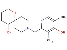 9-[(4-hydroxy-3,5-dimethyl-2-pyridinyl)methyl]-1-oxa-9-azaspiro[5.5]undecan-5-ol