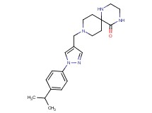 9-{[1-(4-isopropylphenyl)-1H-pyrazol-4-yl]methyl}-1,4,9-triazaspiro[5.5]undecan-5-one