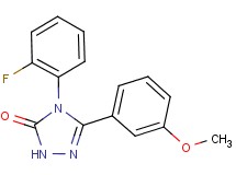 4-(2-fluorophenyl)-5-(3-methoxyphenyl)-2,4-dihydro-3H-1,2,4-triazol-3-one
