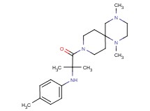 N-[2-(1,4-dimethyl-1,4,9-triazaspiro[5.5]undec-9-yl)-1,1-dimethyl-2-oxoethyl]-4-methylaniline