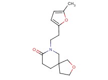 7-[2-(5-methyl-2-furyl)ethyl]-2-oxa-7-azaspiro[4.5]decan-8-one