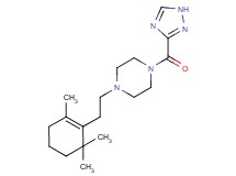 1-(1H-1,2,4-triazol-3-ylcarbonyl)-4-[2-(2,6,6-trimethylcyclohex-1-en-1-yl)ethyl]piperazine