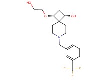(1R*,3S*)-3-(2-hydroxyethoxy)-7-[3-(trifluoromethyl)benzyl]-7-azaspiro[3.5]nonan-1-ol
