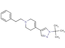 4-(1-tert-butyl-1H-pyrazol-4-yl)-1-(2-phenylethyl)-1,2,3,6-tetrahydropyridine