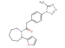 2-(2-furyl)-1-{[4-(5-methyl-1H-tetrazol-1-yl)phenyl]acetyl}azepane