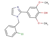 4-[1-(2-chlorobenzyl)-1H-imidazol-2-yl]-2,6-dimethoxyphenol