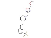 1-{[5-(methoxymethyl)-1,2,4-oxadiazol-3-yl]methyl}-3-{2-[3-(trifluoromethyl)phenyl]ethyl}piperidine