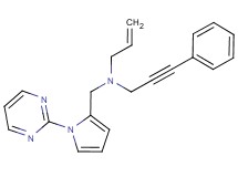 N-(3-phenylprop-2-yn-1-yl)-N-[(1-pyrimidin-2-yl-1H-pyrrol-2-yl)methyl]prop-2-en-1-amine