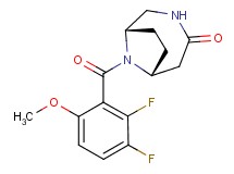 (1S*,6R*)-9-(2,3-difluoro-6-methoxybenzoyl)-3,9-diazabicyclo[4.2.1]nonan-4-one