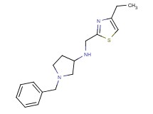 1-benzyl-N-[(4-ethyl-1,3-thiazol-2-yl)methyl]pyrrolidin-3-amine
