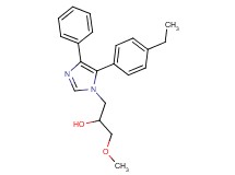 1-[5-(4-ethylphenyl)-4-phenyl-1H-imidazol-1-yl]-3-methoxypropan-2-ol