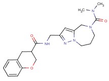 2-{[(3,4-dihydro-2H-chromen-3-ylcarbonyl)amino]methyl}-N,N-dimethyl-7,8-dihydro-4H-pyrazolo[1,5-a][1,4]diazepine-5(6H)-carboxamide