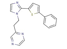 2-{2-[2-(5-phenyl-2-thienyl)-1H-imidazol-1-yl]ethyl}pyrazine