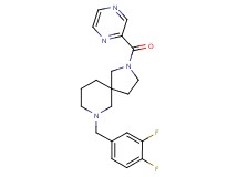 7-(3,4-difluorobenzyl)-2-(2-pyrazinylcarbonyl)-2,7-diazaspiro[4.5]decane