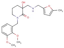 1-(2,3-dimethoxybenzyl)-3-hydroxy-3-({[(5-methyl-2-furyl)methyl]amino}methyl)piperidin-2-one