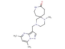 4-[(5,7-dimethylpyrazolo[1,5-a]pyrimidin-3-yl)methyl]-1-methyl-1,4,9-triazaspiro[5.6]dodecan-10-one