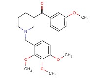 (3-methoxyphenyl)[1-(2,3,4-trimethoxybenzyl)-3-piperidinyl]methanone