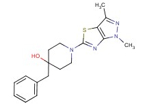 4-benzyl-1-(1,3-dimethyl-1H-pyrazolo[3,4-d][1,3]thiazol-5-yl)piperidin-4-ol