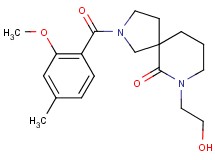 7-(2-hydroxyethyl)-2-(2-methoxy-4-methylbenzoyl)-2,7-diazaspiro[4.5]decan-6-one