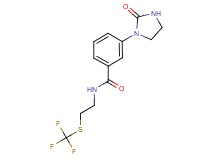 3-(2-oxoimidazolidin-1-yl)-N-{2-[(trifluoromethyl)thio]ethyl}benzamide