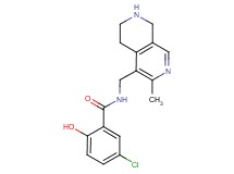 5-chloro-2-hydroxy-N-[(3-methyl-5,6,7,8-tetrahydro-2,7-naphthyridin-4-yl)methyl]benzamide