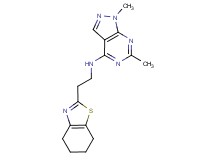 1,6-dimethyl-N-[2-(4,5,6,7-tetrahydro-1,3-benzothiazol-2-yl)ethyl]-1H-pyrazolo[3,4-d]pyrimidin-4-amine