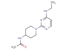 N-{1-[4-(ethylamino)pyrimidin-2-yl]piperidin-4-yl}acetamide