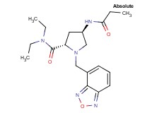 (4R)-1-(2,1,3-benzoxadiazol-4-ylmethyl)-N,N-diethyl-4-(propionylamino)-L-prolinamide