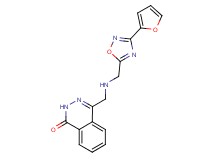 4-[({[3-(2-furyl)-1,2,4-oxadiazol-5-yl]methyl}amino)methyl]phthalazin-1(2H)-one