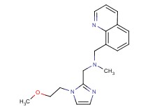1-[1-(2-methoxyethyl)-1H-imidazol-2-yl]-N-methyl-N-(quinolin-8-ylmethyl)methanamine