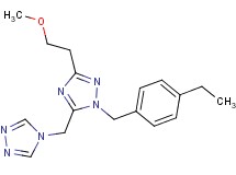 1-(4-ethylbenzyl)-3-(2-methoxyethyl)-5-(4H-1,2,4-triazol-4-ylmethyl)-1H-1,2,4-triazole