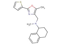 N-methyl-N-{[5-methyl-2-(2-thienyl)-1,3-oxazol-4-yl]methyl}-1,2,3,4-tetrahydro-1-naphthalenamine