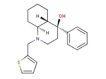 (4S*,4aS*,8aS*)-4-phenyl-1-(2-thienylmethyl)decahydro-4-quinolinol